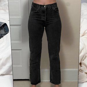 Agolde 90s Pinch Waist in Black Tea